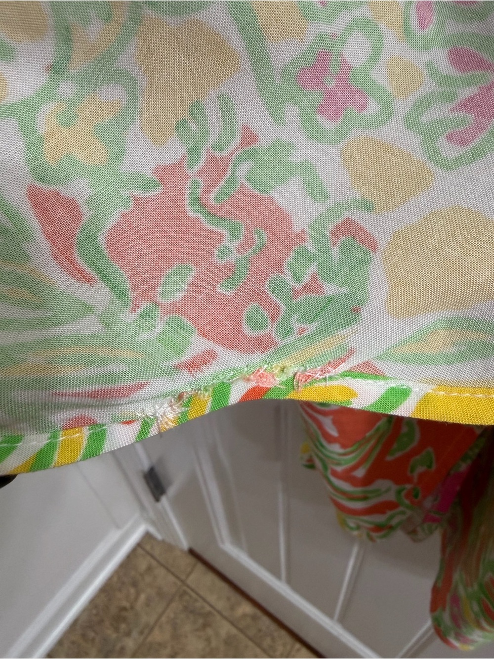 Lilly Pulitzer Target Challis Romper Happy Place Sz M Summer Resort Vacation - Picture 7 of 10